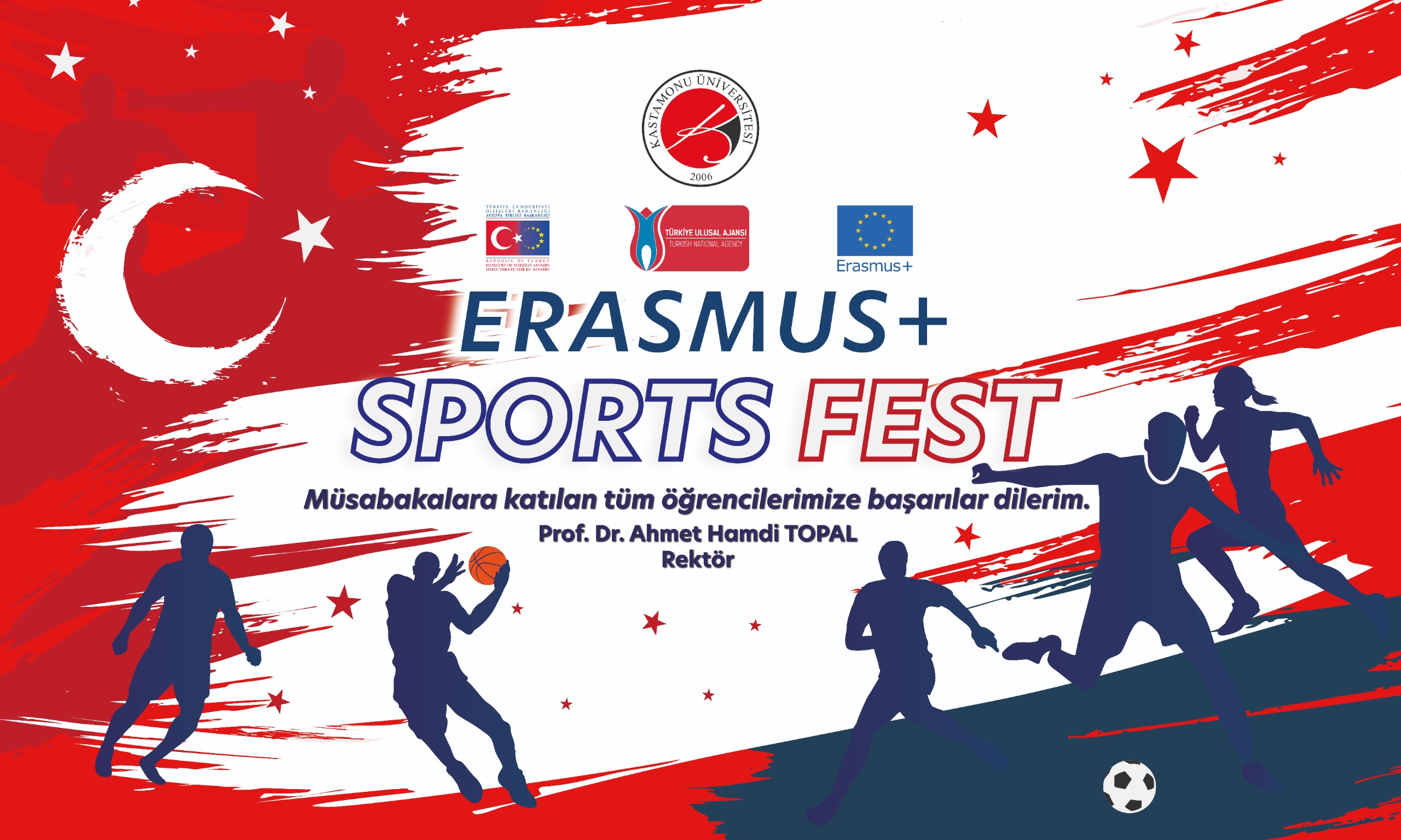 Kastamonu Üniversitesi Erasmus Koordinatörlüğü Olarak  Sport Fest Düzenliyoruz