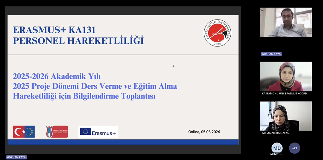 KA131 Personel Hareketliliği Bilgilendirme Toplantısı Gerçekleştirildi