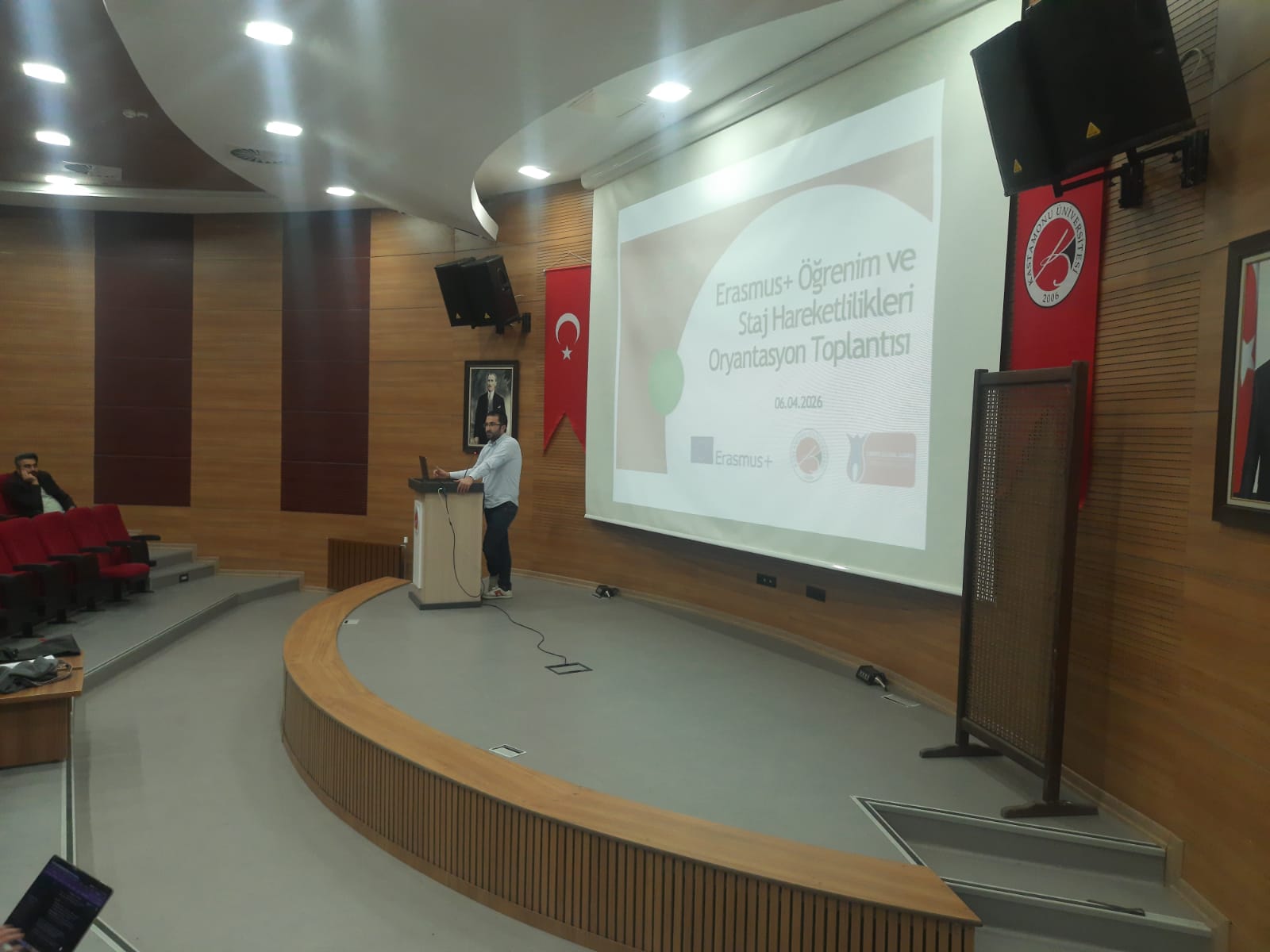 Erasmus+ Öğrenci Öğrenim ve Staj  Hareketliliği Kazananlar için Toplantı düzenlendi.